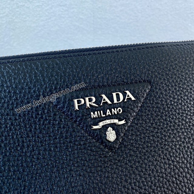 Prada專櫃新款雙肩帶鹿皮紋牛皮普拉達單肩斜挎包 1BH050 csp1460